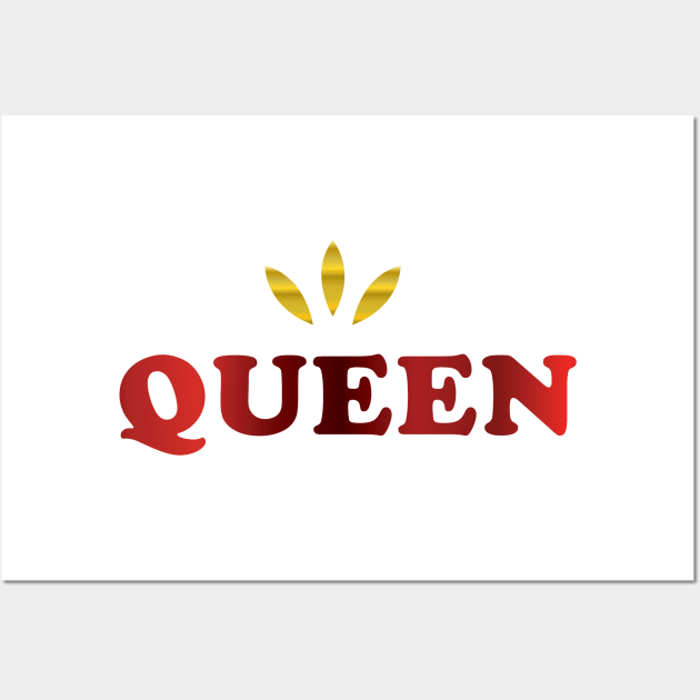 Queen TeeShirt Wall Art by EveryDay Graphic Tees